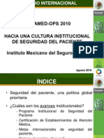 IMSS-Seguridad Paciente CONAMED