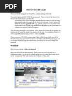 How To Get CCSF E-Mail: Webimap