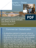 Cultural Geography and Global Marketing of Products