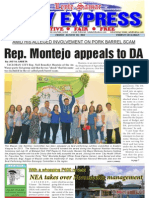 Rep. Montejo Appeals To DA: Daily Express