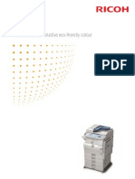 Midshire Business Systems - Ricoh Aficio MP C2051 / MP C2551 - A3 Colour Multifunctional Printer Brochure 