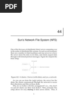 Sun's Network File System (NFS) : Client0 - Client1 - / - / - Network - Server+disks / - Client2 - / - Client3