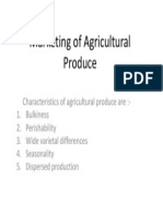Marketing of Agriculture