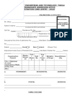 Registration Student Form