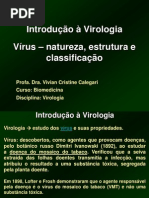 Aula 1 - Introdução, natureza, classificacao e estrutura dos virus