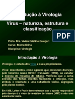 Aula 1 - Introdução, natureza, classificacao e estrutura dos virus