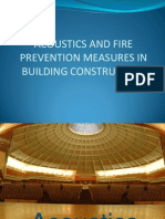 Acoustics and Fire Prevention Measures in Building Construction