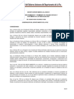 Decreto Departamental 009