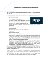 Normativas y Requerimientos en El Diseño de Una Sala de Servidores PDF