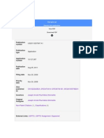 Patents: Publication Number