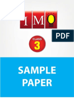 Class 3 Imo 4 Years Sample Paper