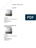 Harga Mesin Cuci