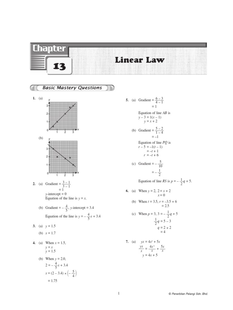 13 Linear Law Pdf