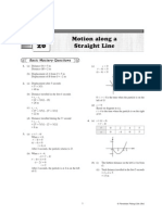 Motion Along A Straight Line