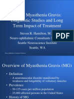 Ocular Myasthenia Gravis: Diagnostic Studies and Long Term Impact of Treatment