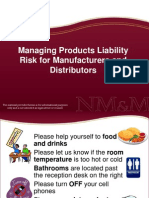 Product Liability Seminar Slides