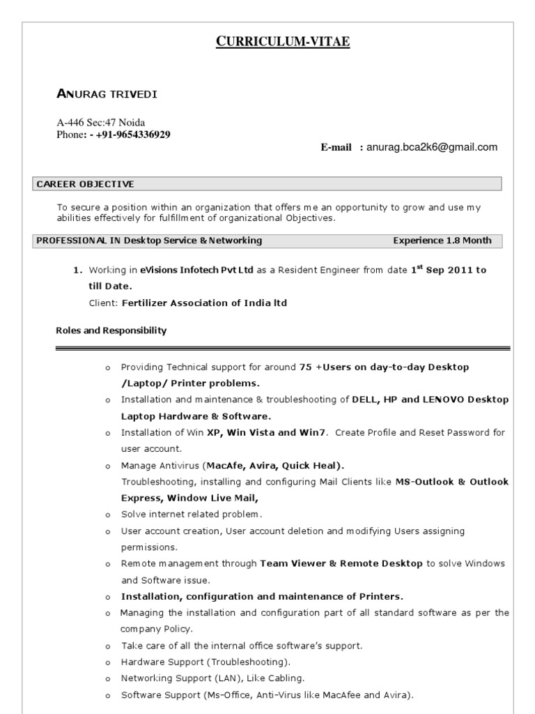 Desktop Engineer l1 Indigo Airlines PDF Antivirus Software