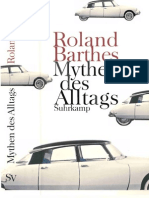 Roland Barthes Mythen Des Alltags Vollständige Ausgabe 2010 PDF