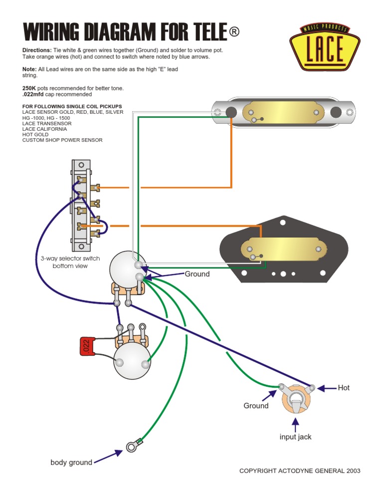 Telecaster Wiring Guide for Single Coils | PDF
