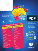 Programação OPA - 2013