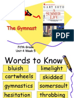 The Gymnast: Fifth Grade Unit 4 Week 5