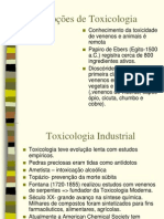 Noções de Toxicologia