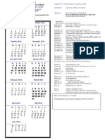 2013-2014 Academic Calendar