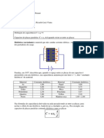 Capacitores com dielétricos: definição, fórmulas e aplicações