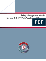 Policy Management Guide for the BIG-IP WebAccelerator System