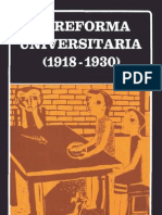La Reforma Universitaria 1918 1930