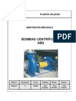 Mantención de bombas centrífugas ABS en Planta Valdivia