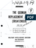 The German Replacement Army (Ersatzheer) April 1944