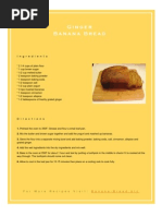 Download Ginger Banana Bread Recipe by Banana Bread SN15773079 doc pdf