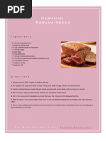Download Hawaiian Banana Bread Recipe by Banana Bread SN15773085 doc pdf