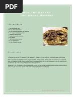 Download Healthy Banana Nut Bread Muffins Recipe by Banana Bread SN15773087 doc pdf