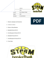 Glasgow Storm AGM 2013