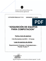 PLIEGO LICITACION PUBLICA Nº 17 ADQ. EQUIPOS DE COMPUTACION