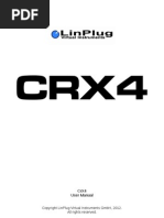 LinPlug CrX4 Manual 