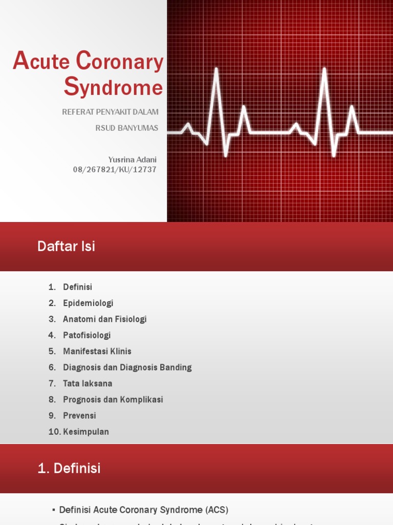Acute Coronary Syndrome Guide | PDF | Myocardial Infarction | Angina ...