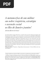 A metamorfose de um militar em nobre; trajetória, estratégia e ascensão social no Rio de Janeiro - Souza