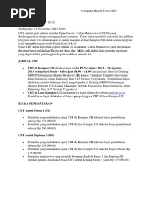 Computer Based Test Uii Cbt