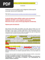 Denuncia Criminal Dirigentes Bancoop Ext
