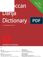 Moroccan Darija Dictionary v1.0