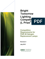 Bright Tomorrow Lighting Competition (L Prize) : Competition Requirements For PAR 38 Halogen Replacement Lamps