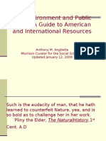 The Environment and Public Policy: A Guide To American and International Resources