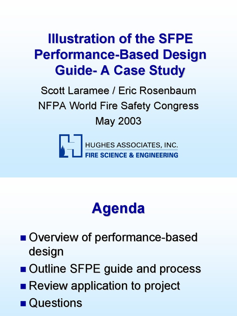 SFPE Performance Design Case Study | PDF | Art | Technology & Engineering