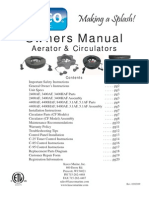 Aerator Circulator Owners Manual Kasco