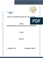 Administración de proyectos con PERT (Recuperado)