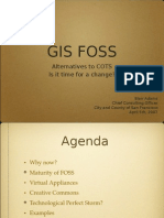 Gis Foss: Alternatives To COTS Is It Time For A Change?