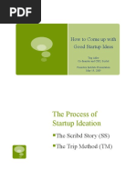 Download How to Come up with Good Ideas for Startups - the Scribd Story and the Trip Method by Trip Adler SN15777171 doc pdf